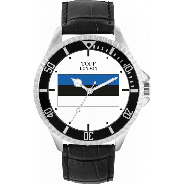Mens Estonia Flag Watch