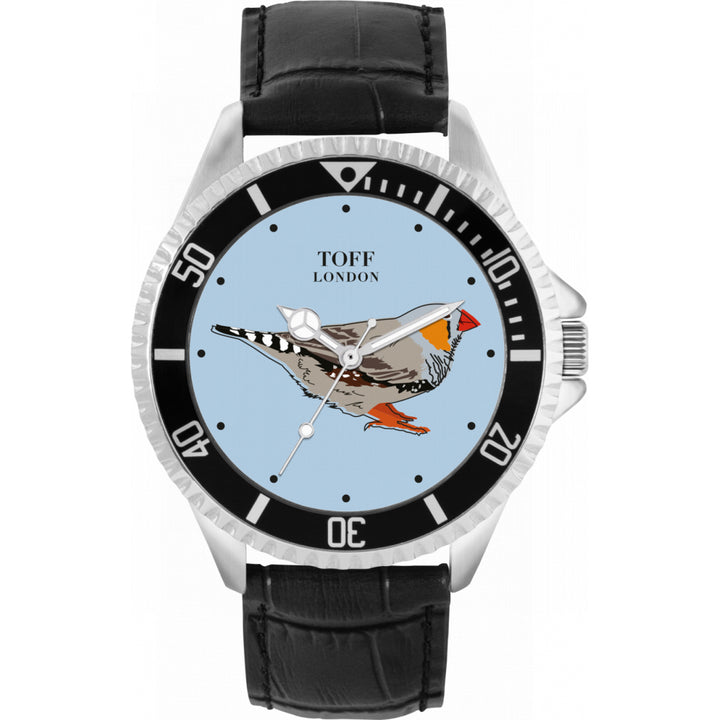 Mens Grey Finch Bird Watch