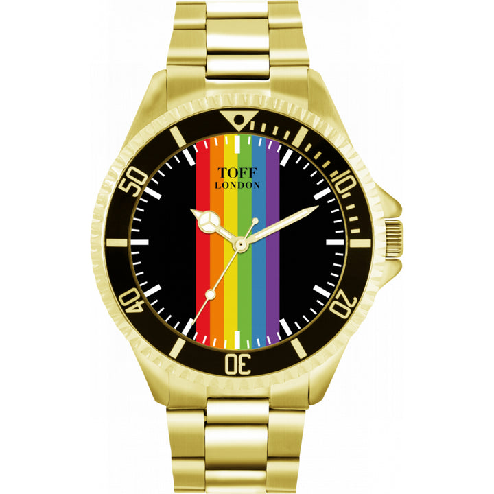 42mm Pride Linear Black Batons Watch