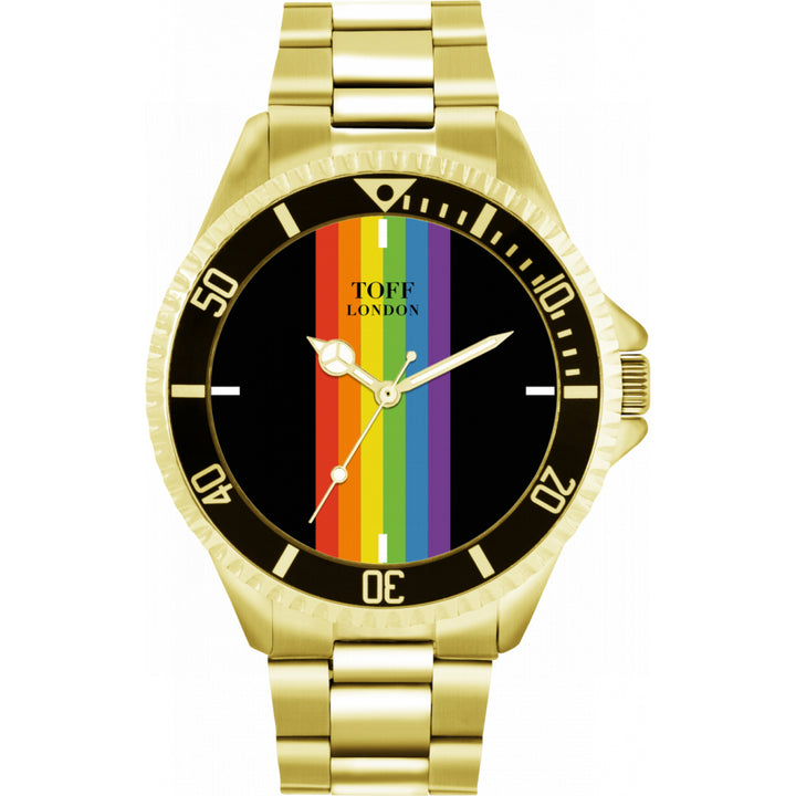 42mm Pride Linear Black Batons Watch