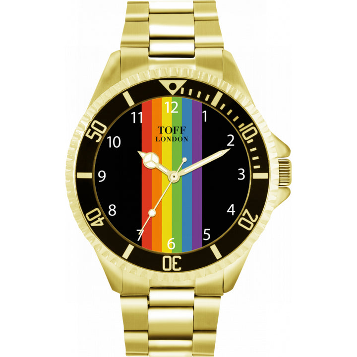42mm Pride Linear Black Batons Watch
