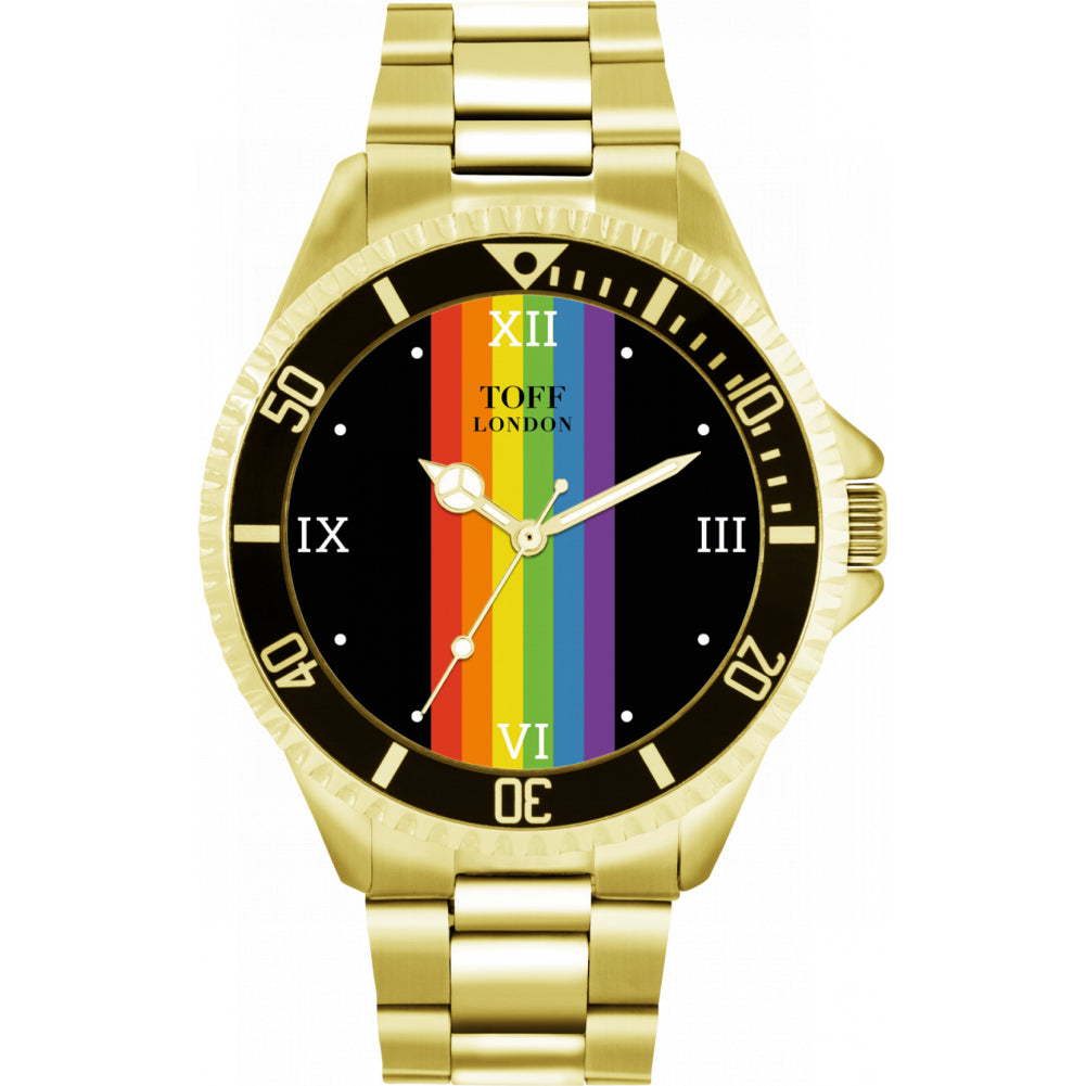 42mm Pride Linear Black Batons Watch