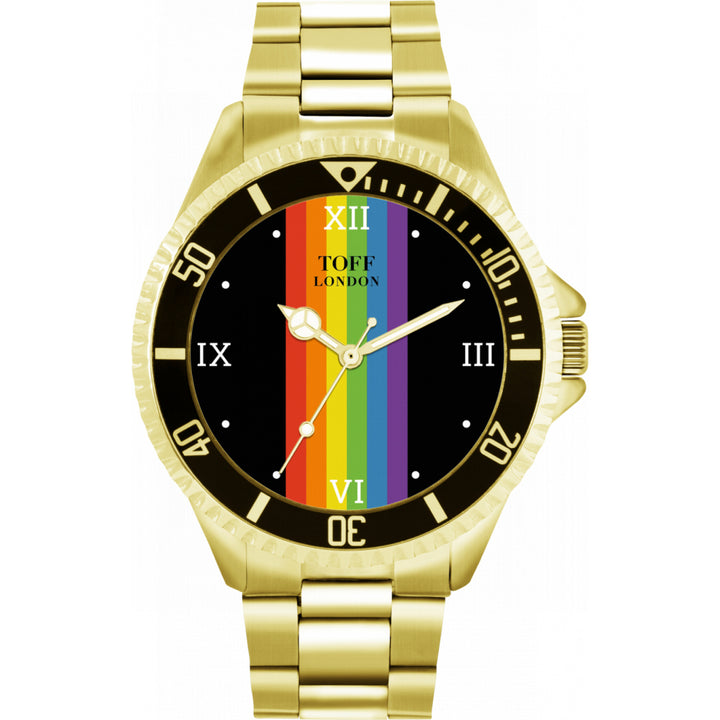 42mm Pride Linear Black Batons Watch