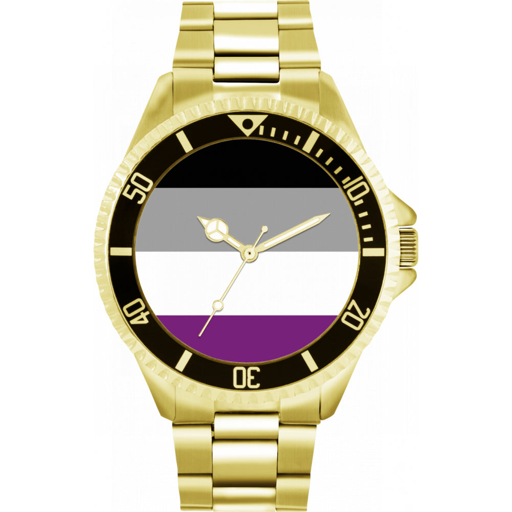42mm Pride Asexual Flag Watch