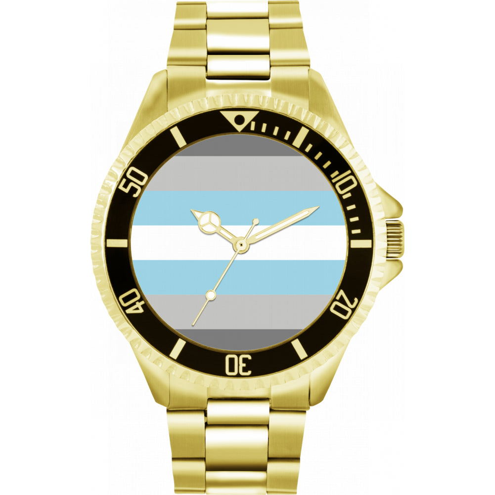 42mm Pride Boy Demigender Flag Watch