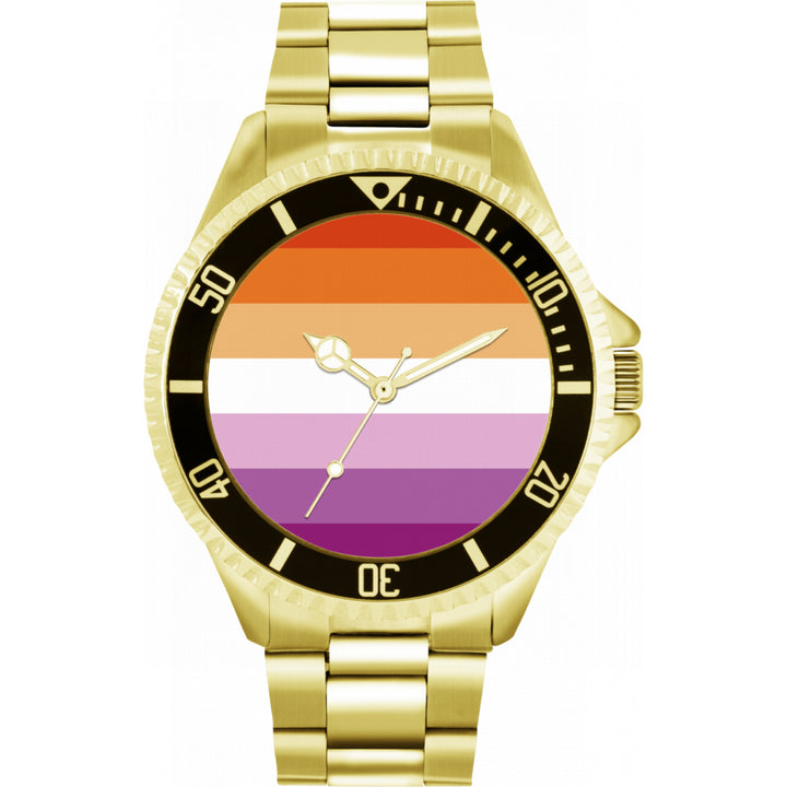 42mm Pride Lesbian Flag Watch