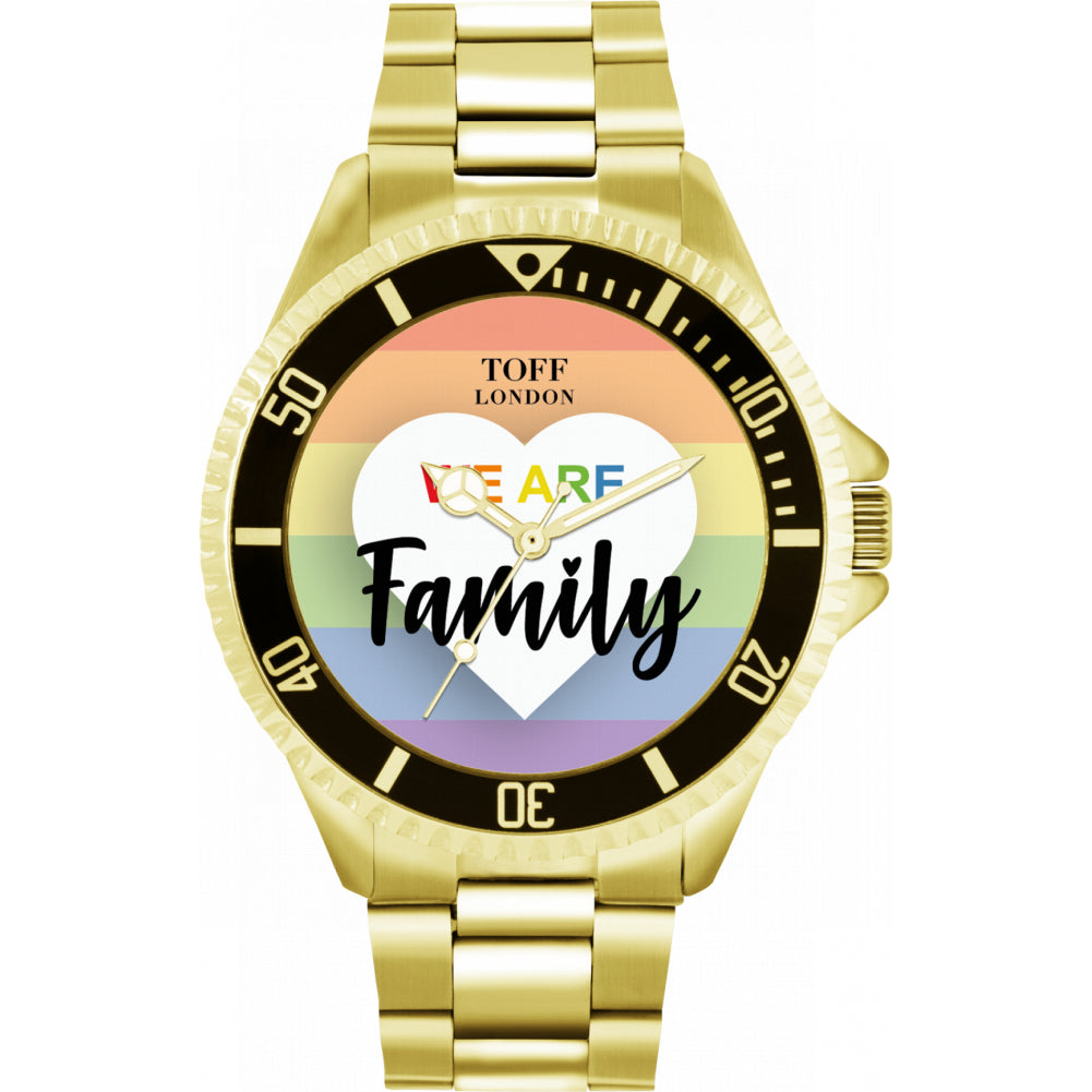 42mm Pride We Are Family Rainbow Watch