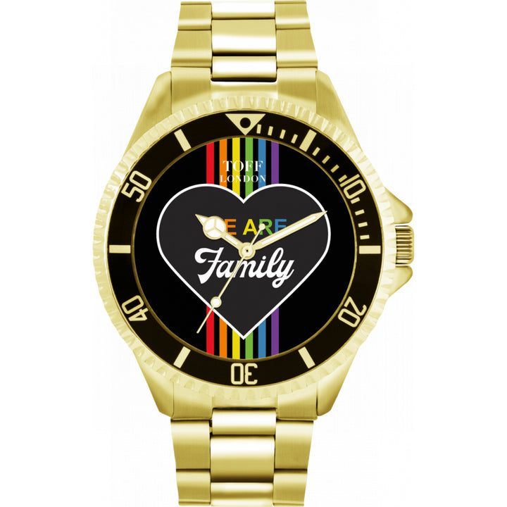 42mm Pride We Are Family Rainbow Watch