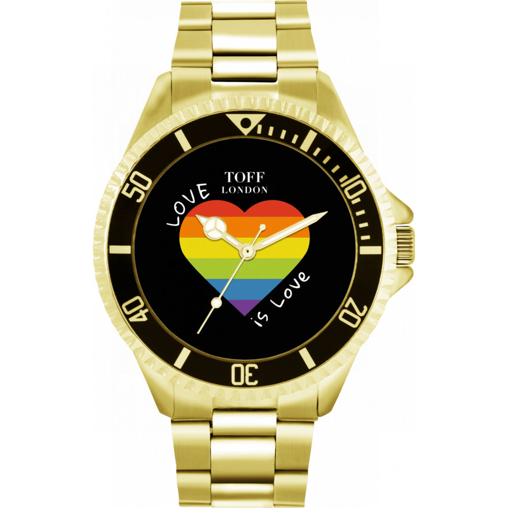42mm Pride Heart Love Is Love Watch