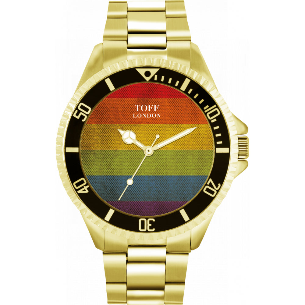42mm Pride Vintage Rainbow Watch