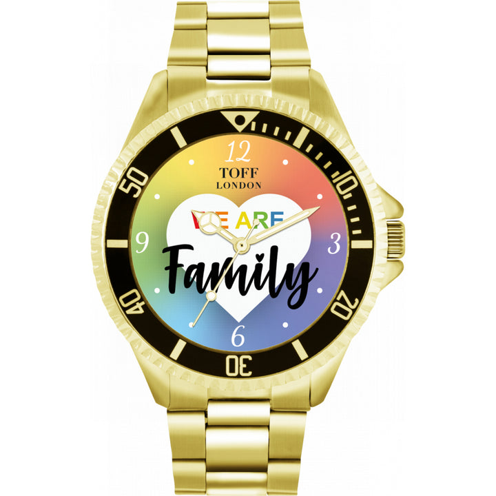 42mm Pride We Are Family Rainbow Watch