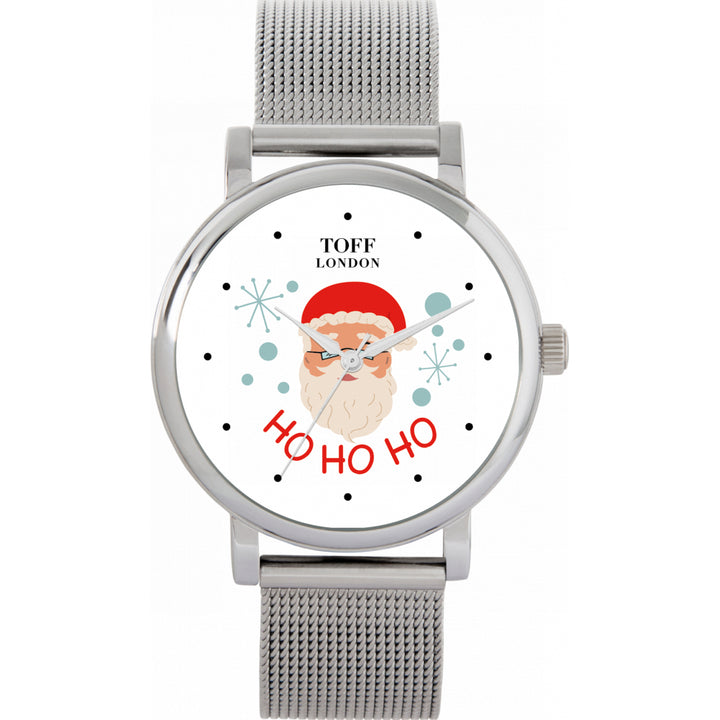 Ladies Christmas Santa Slogan Watch