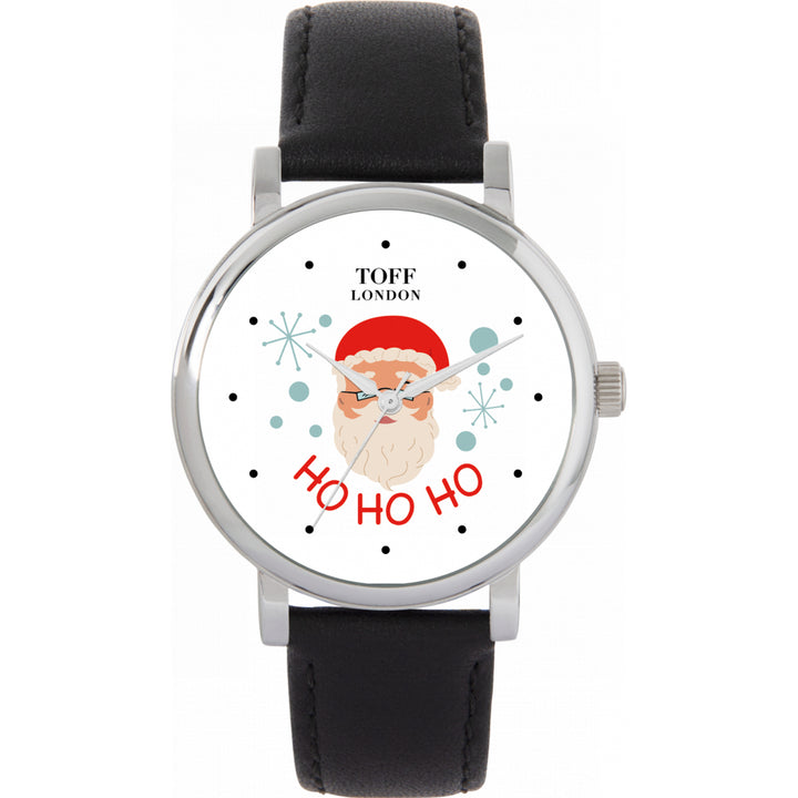 Ladies Christmas Santa Slogan Watch