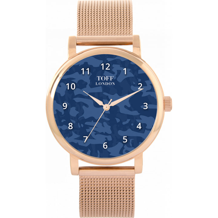 Ladies Traditional Blue Numerals Watch