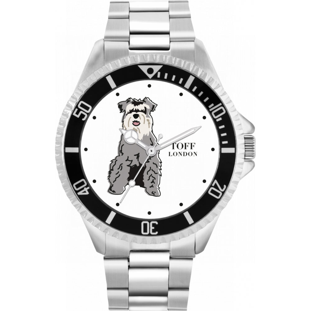 Mens Miniature Schnauzer Dog Watch