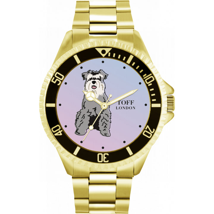 Mens Miniature Schnauzer Dog Watch