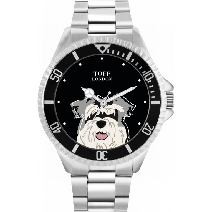 Mens Miniature Schnauzer Dog Watch