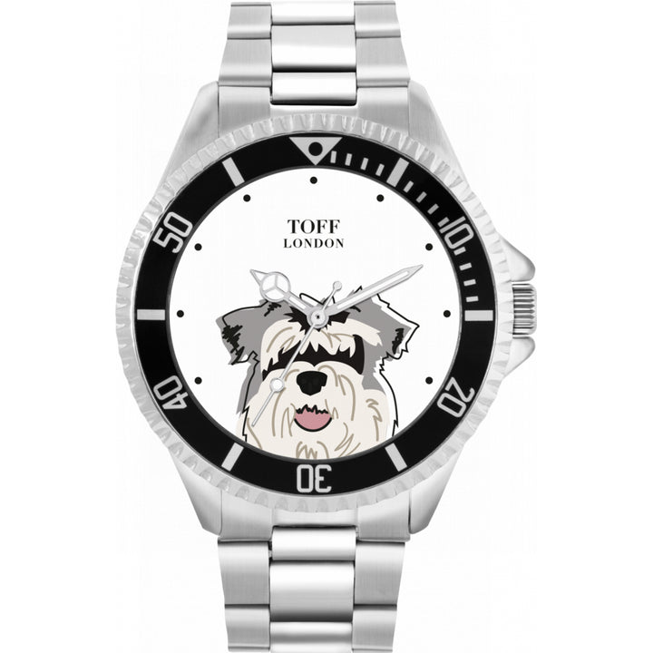 Mens Miniature Schnauzer Dog Watch