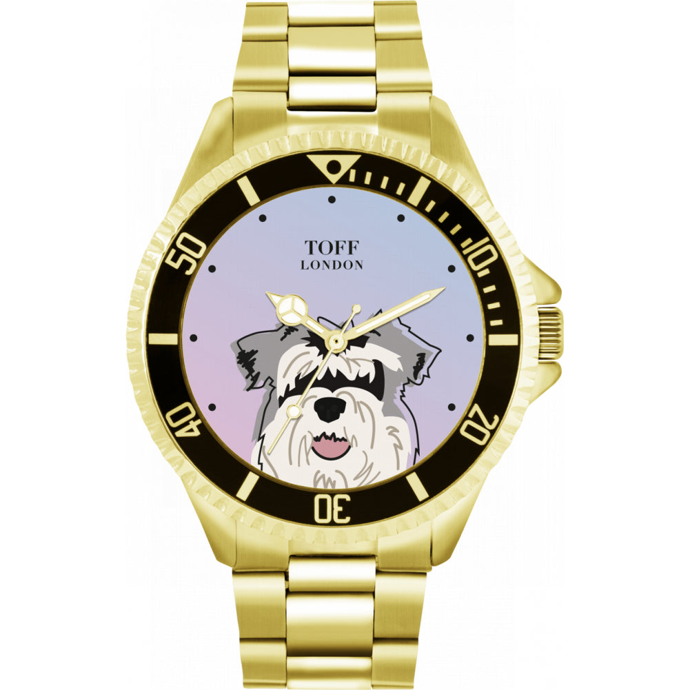 Mens Miniature Schnauzer Dog Watch