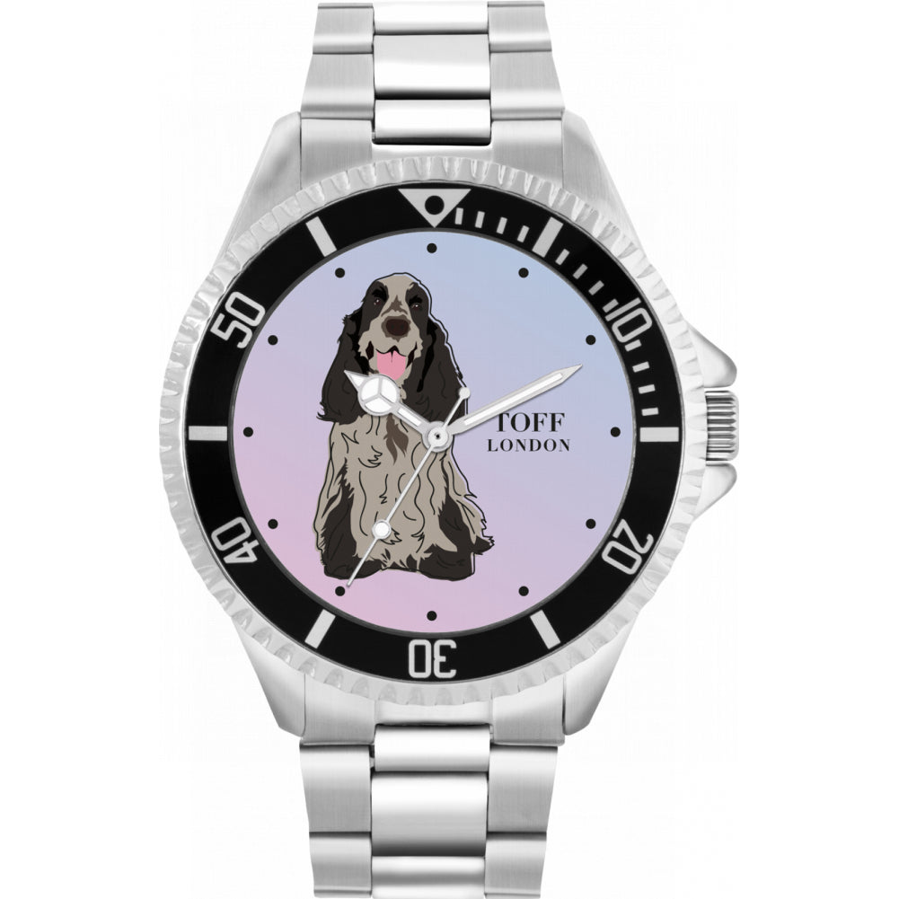Mens Cocker Spaniel Dog Watch