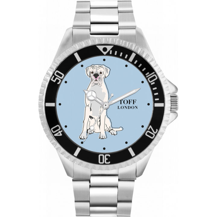 Mens Boxer Dog Watch