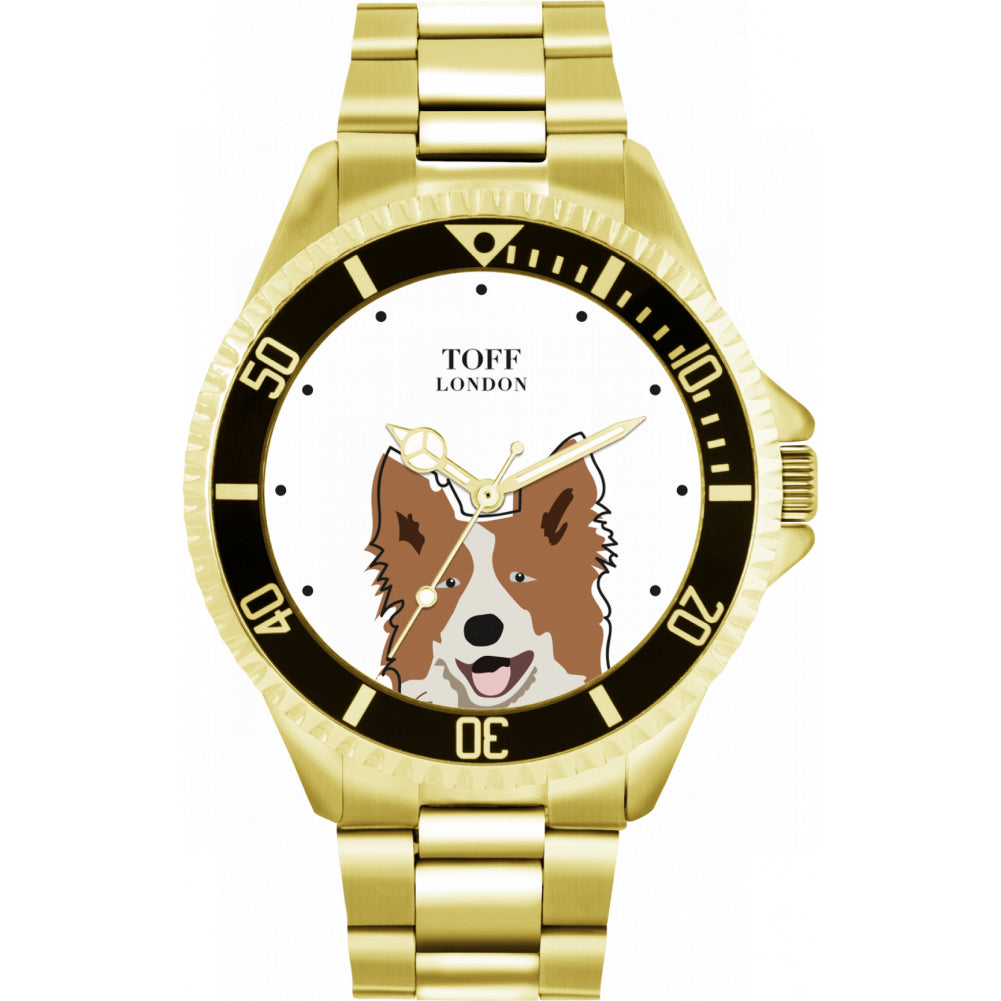 Mens Border Collie Dog Watch