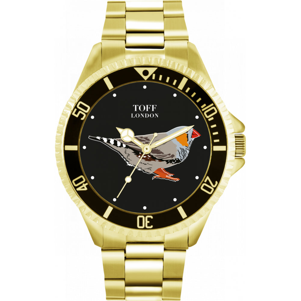 Mens Grey Finch Bird Watch