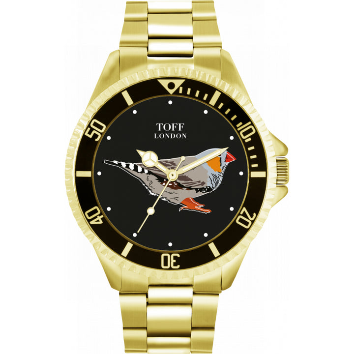 Mens Grey Finch Bird Watch