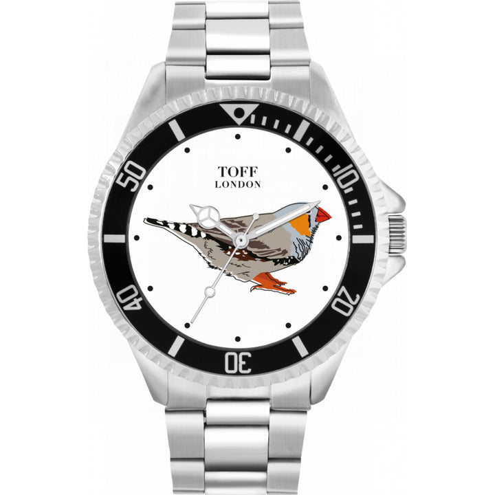 Mens Grey Finch Bird Watch