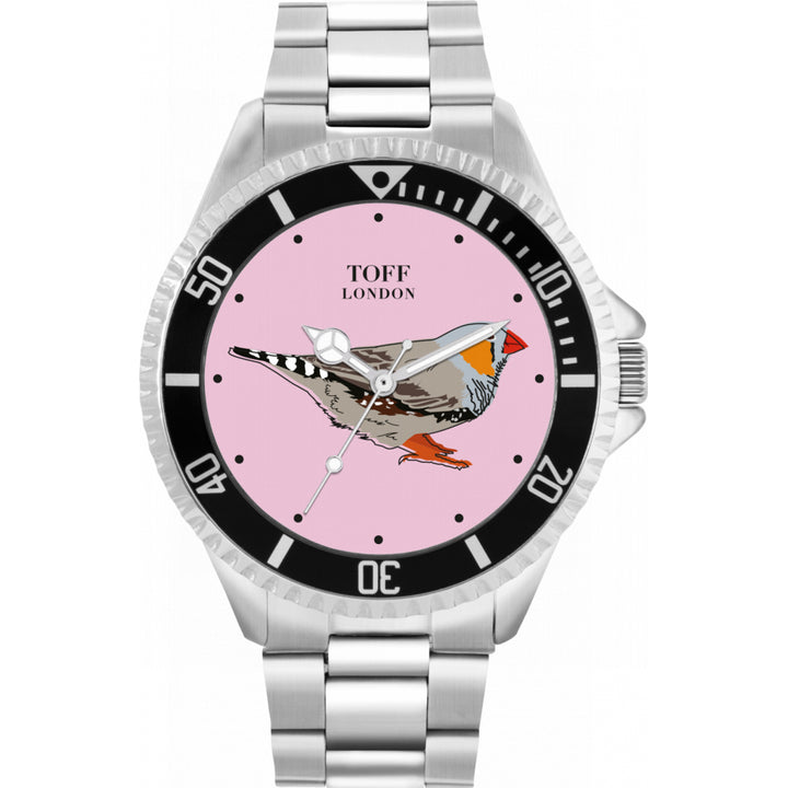 Mens Grey Finch Bird Watch