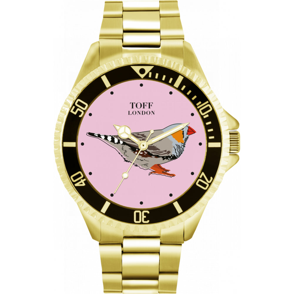Mens Grey Finch Bird Watch