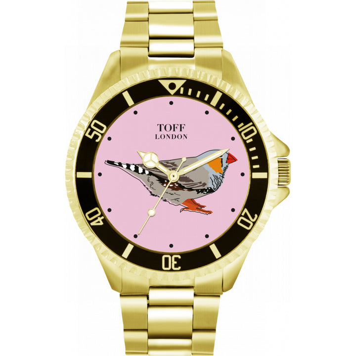 Mens Grey Finch Bird Watch