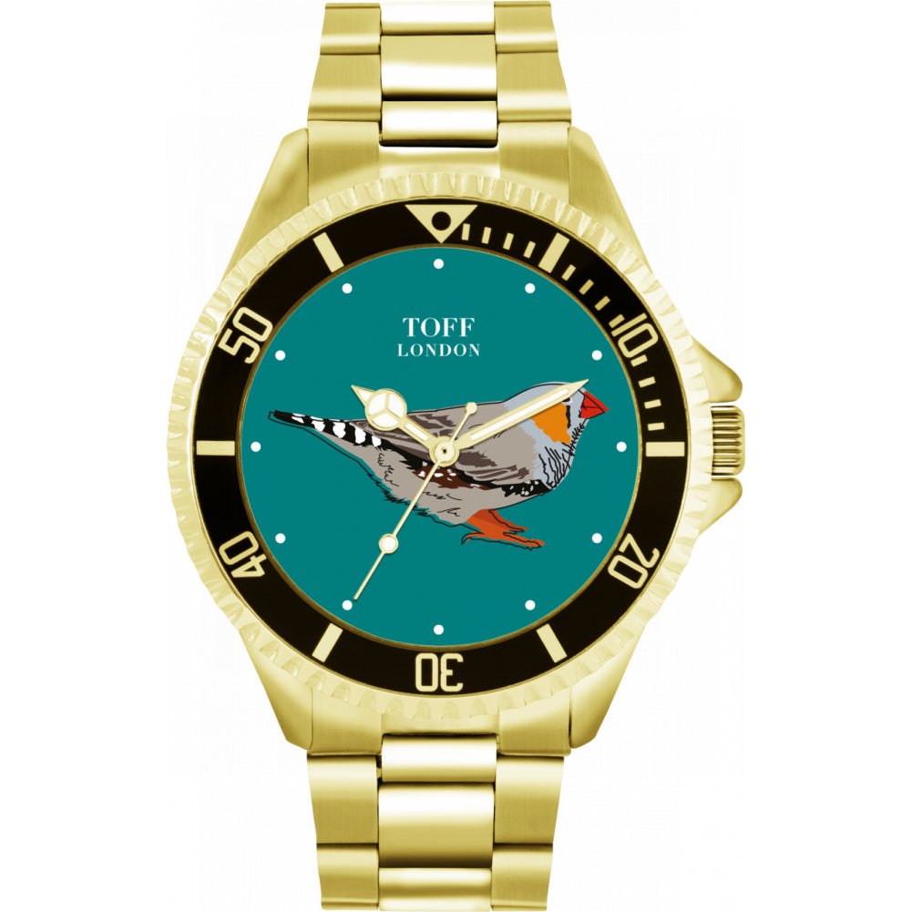 Mens Grey Finch Bird Watch