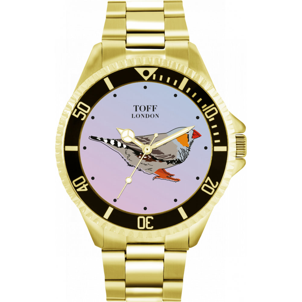 Mens Grey Finch Bird Watch