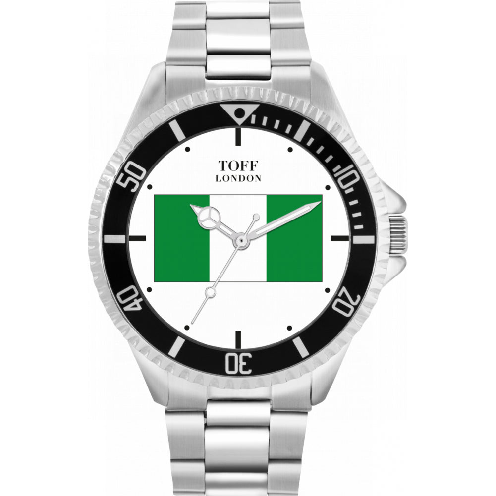 Mens Nigeria Flag Watch
