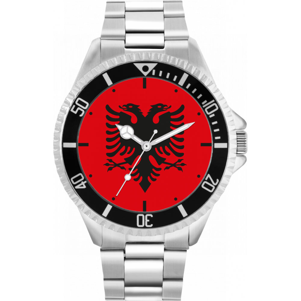 Mens Albania Flag Watch