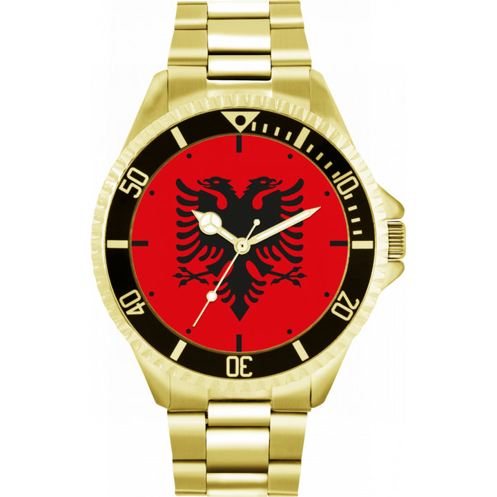 Mens Albania Flag Watch