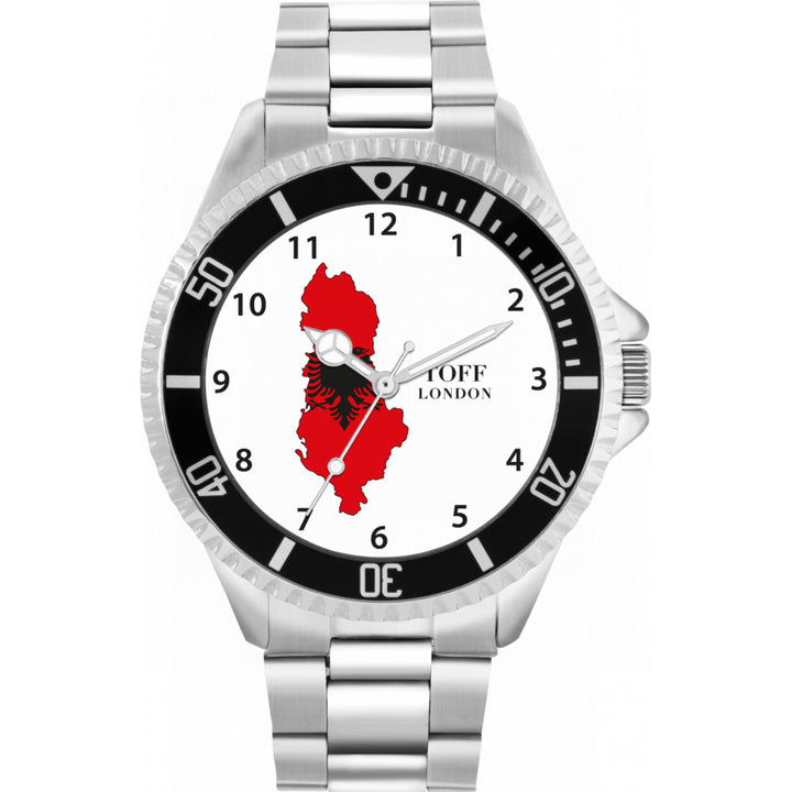 Mens Albania Flag Watch