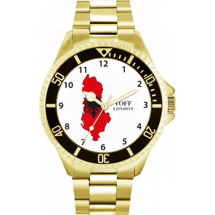 Mens Albania Flag Watch