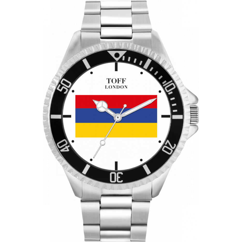 Mens Armenia Flag Watch