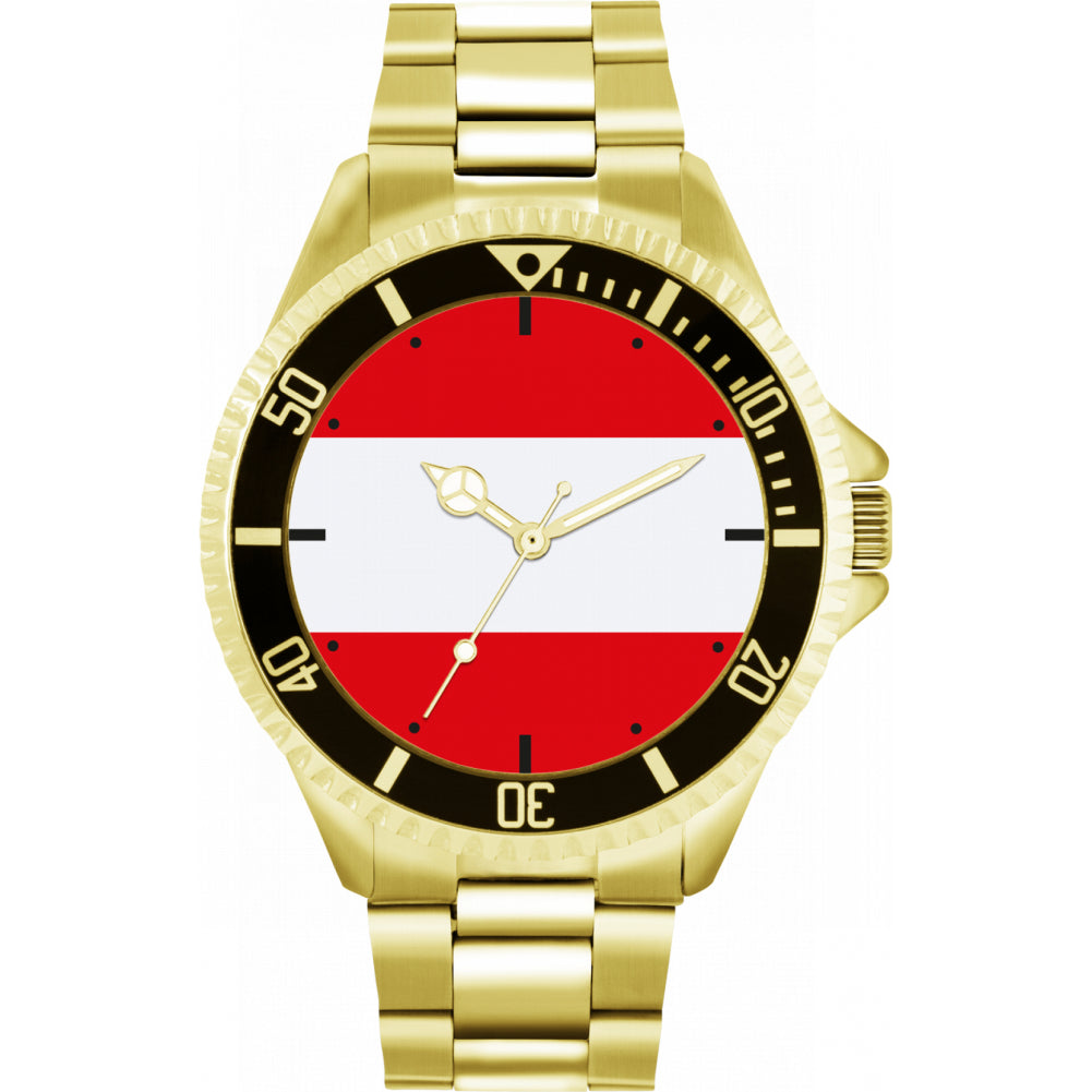 Mens Austria Flag Watch
