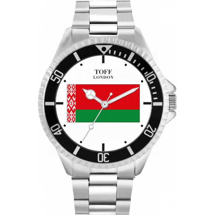 Mens Belarus Flag Watch