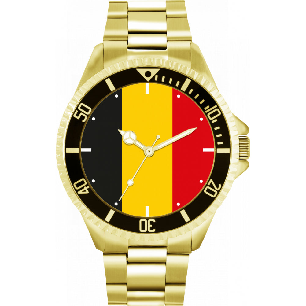 Mens Belgium Flag Watch