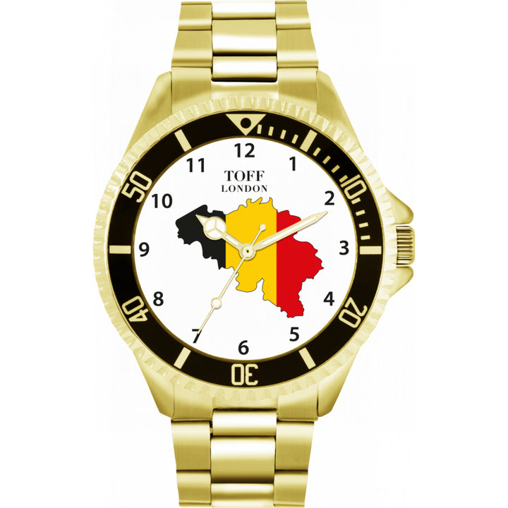 Mens Belgium Flag Watch