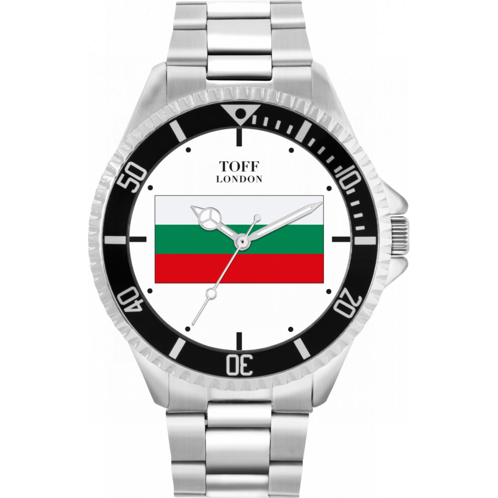 Mens Bulgaria Flag Watch