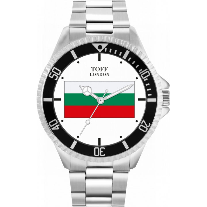 Mens Bulgaria Flag Watch
