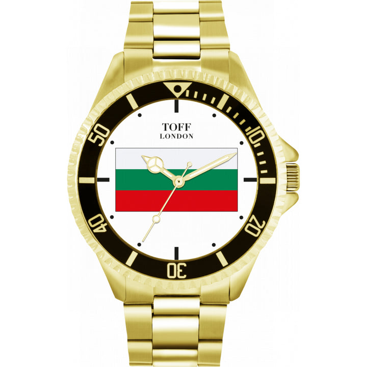 Mens Bulgaria Flag Watch