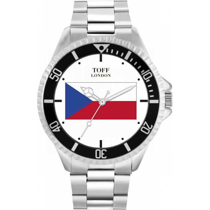 Mens Czech Republic Flag Watch