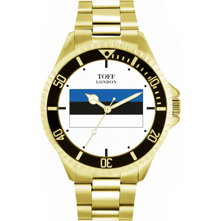 Mens Estonia Flag Watch
