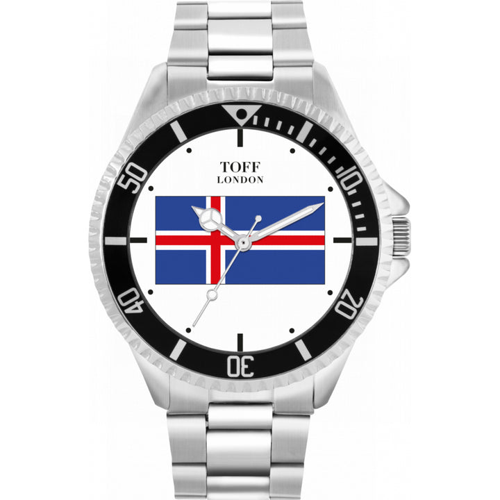 Mens Iceland Flag Watch